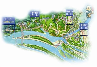 青城山都江堰景區有序開放，游覽需備健康碼